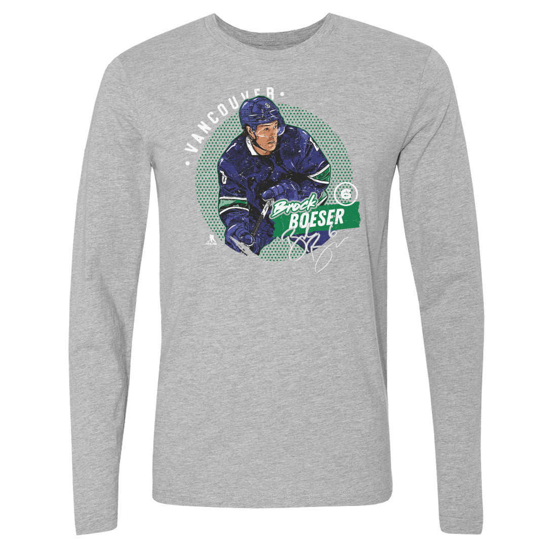 Brock Boeser Men&#39;s Long Sleeve T-Shirt | 500 LEVEL