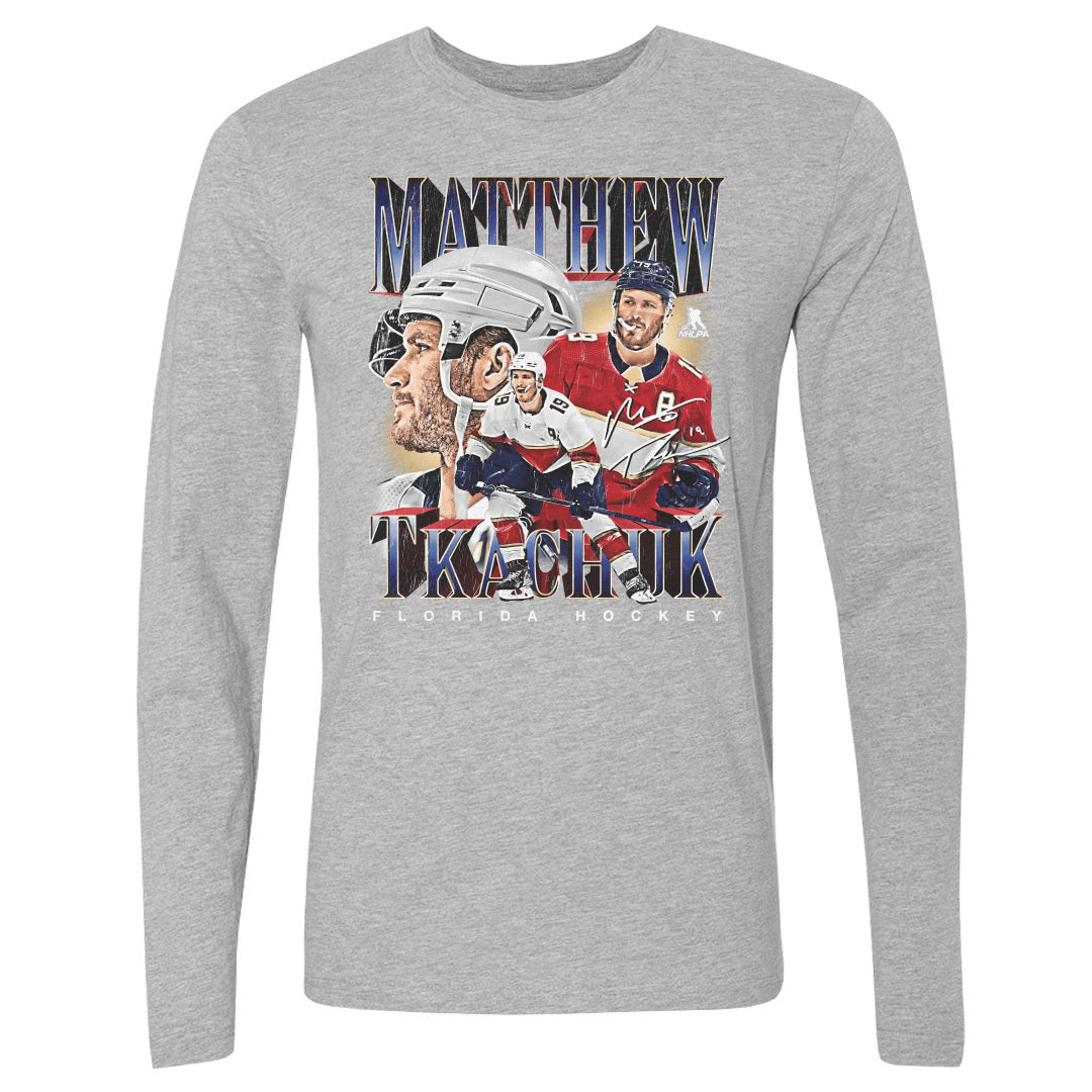 Matthew Tkachuk Men&#39;s Long Sleeve T-Shirt | 500 LEVEL