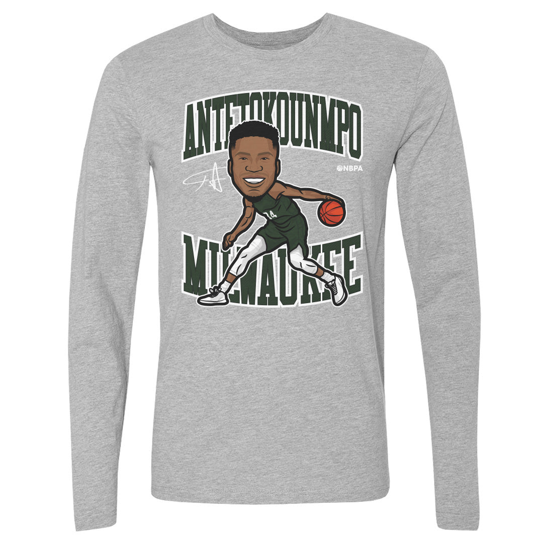 Giannis Antetokounmpo Men&#39;s Long Sleeve T-Shirt | 500 LEVEL