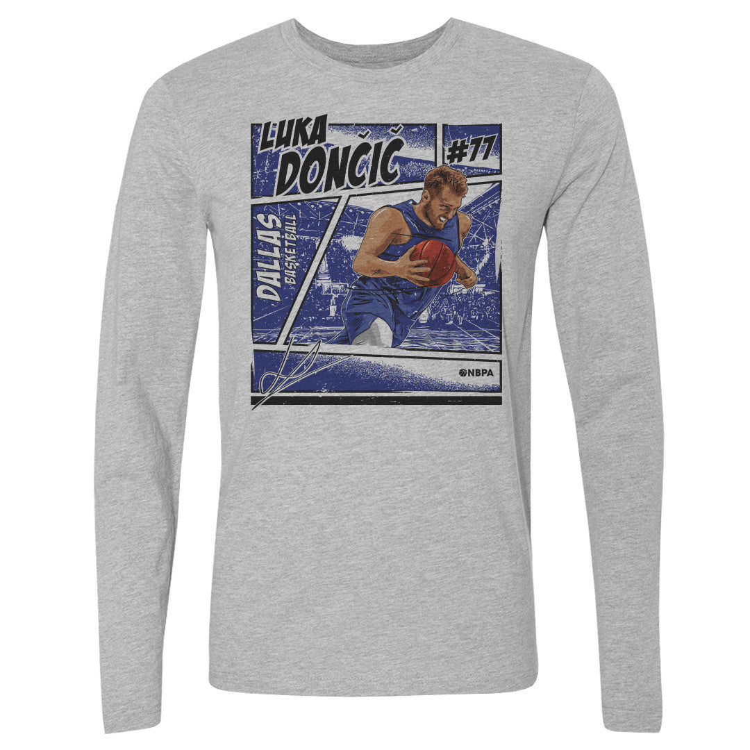 Luka Doncic Men&#39;s Long Sleeve T-Shirt | 500 LEVEL