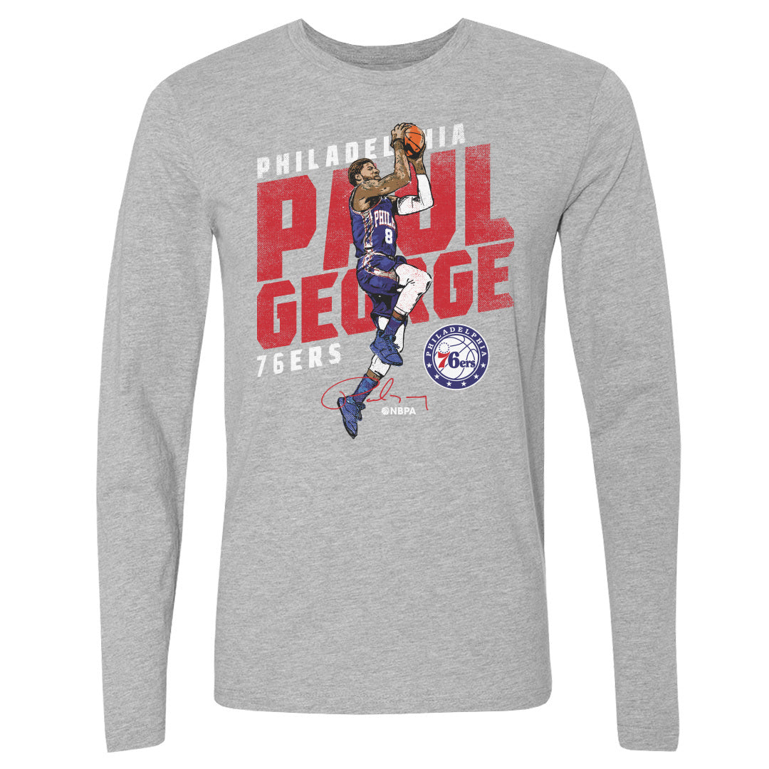 Paul George Men&#39;s Long Sleeve T-Shirt | 500 LEVEL