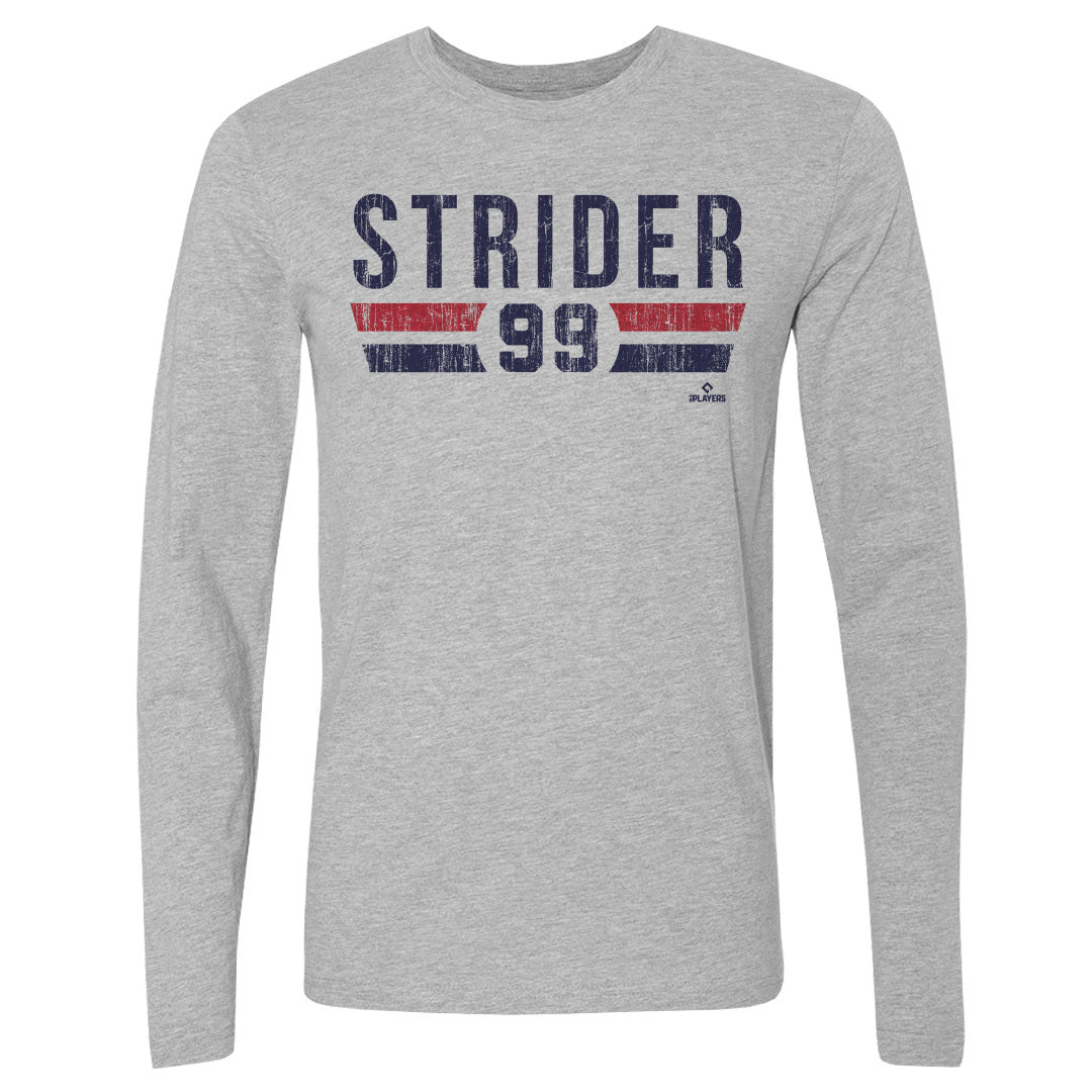 Spencer Strider Men&#39;s Long Sleeve T-Shirt | 500 LEVEL