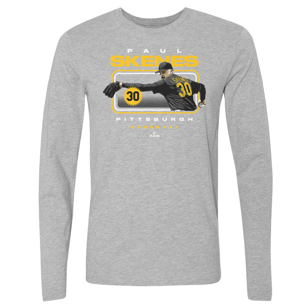 Paul Skenes Men&#39;s Long Sleeve T-Shirt | 500 LEVEL