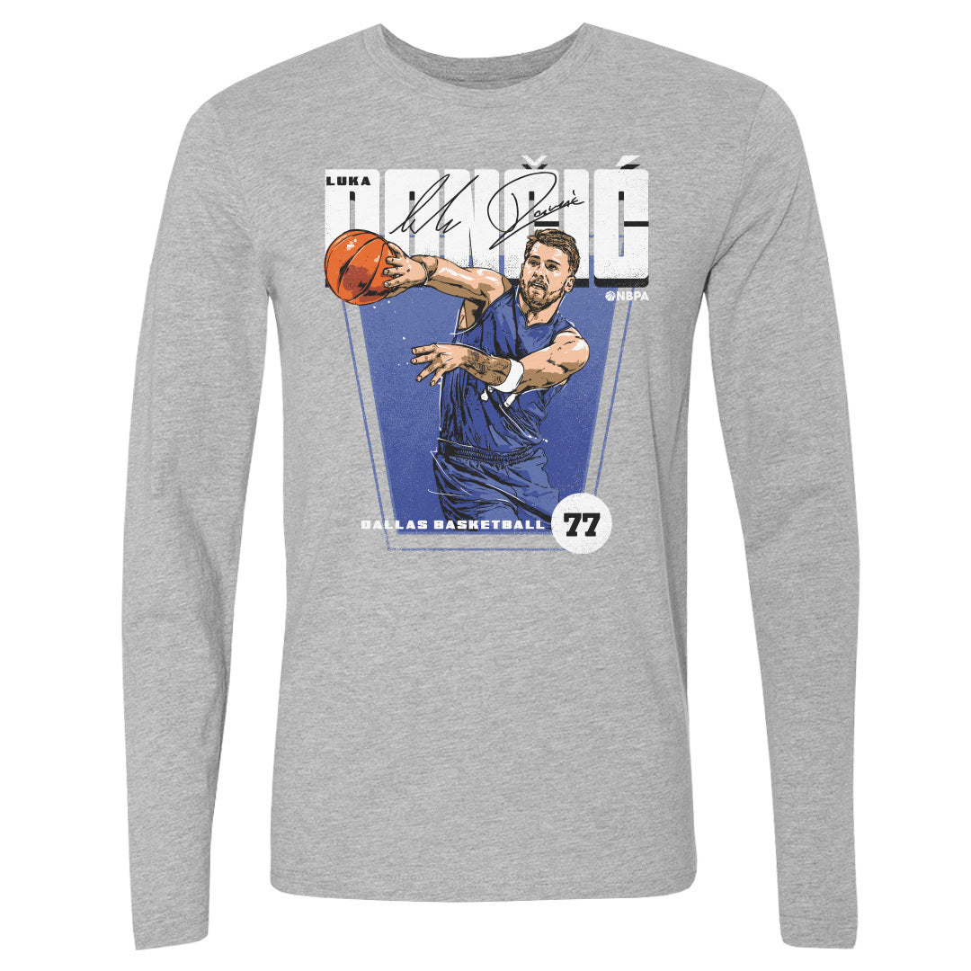 Luka Doncic Men&#39;s Long Sleeve T-Shirt | 500 LEVEL