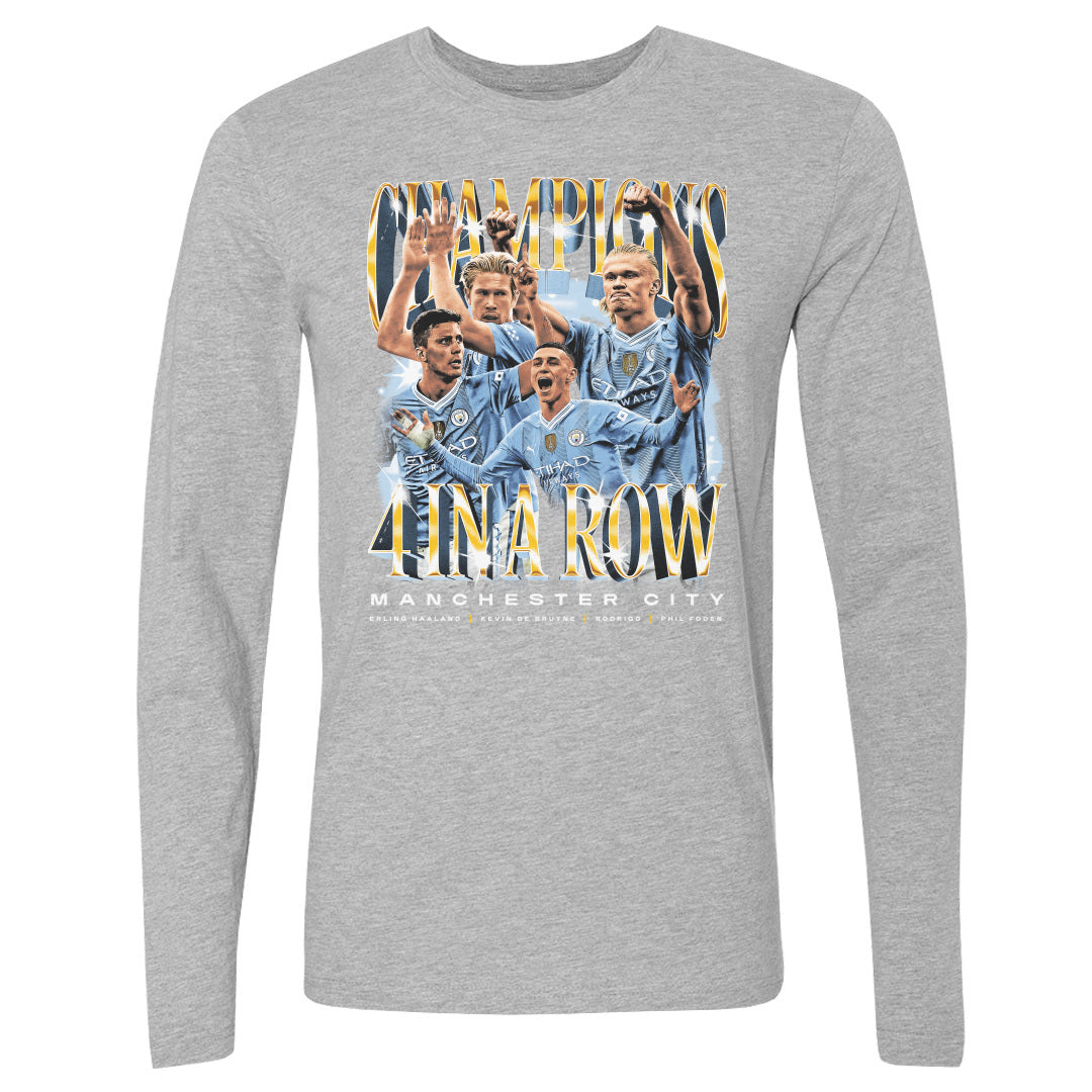 Manchester City Men&#39;s Long Sleeve T-Shirt | 500 LEVEL
