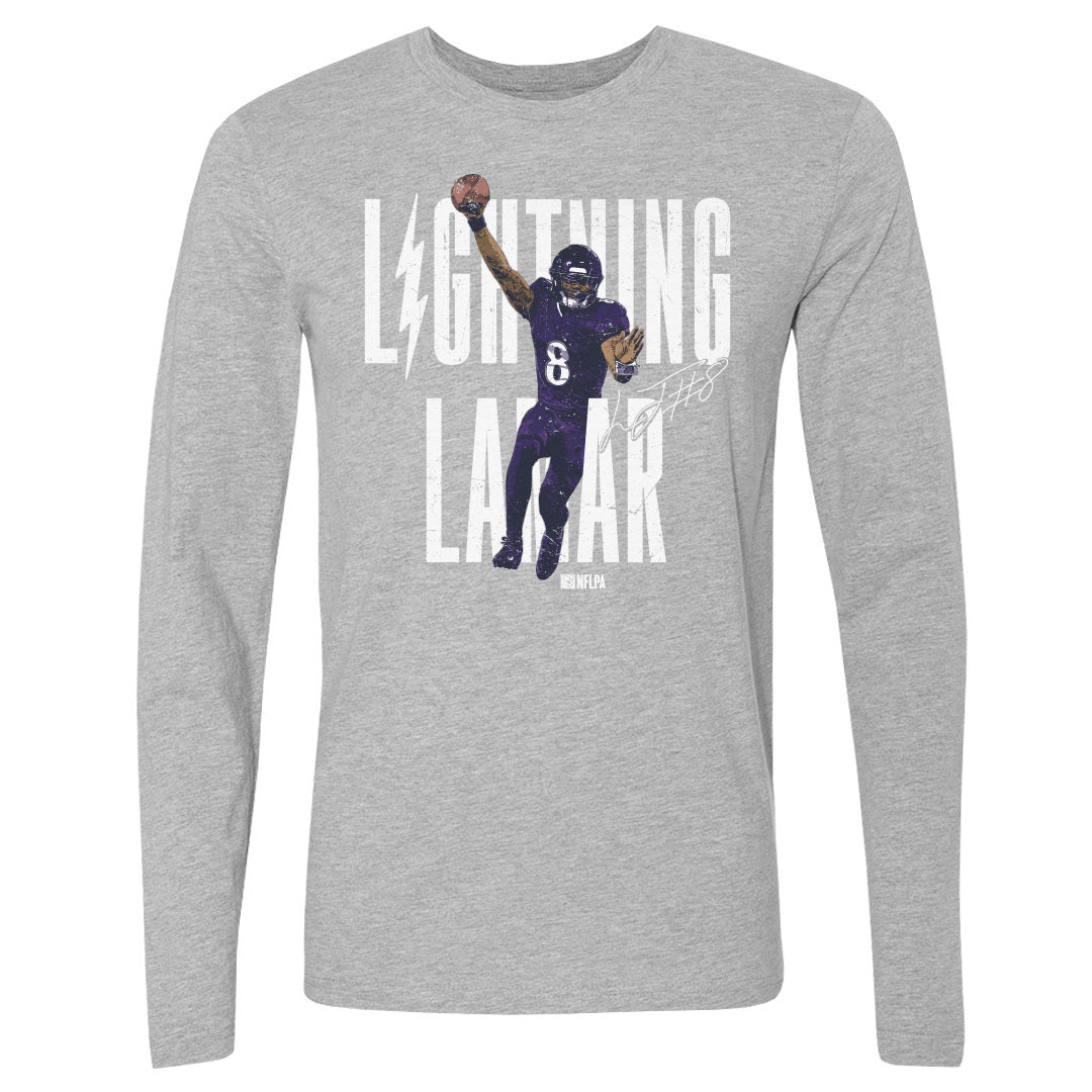 Lamar Jackson Men&#39;s Long Sleeve T-Shirt | 500 LEVEL