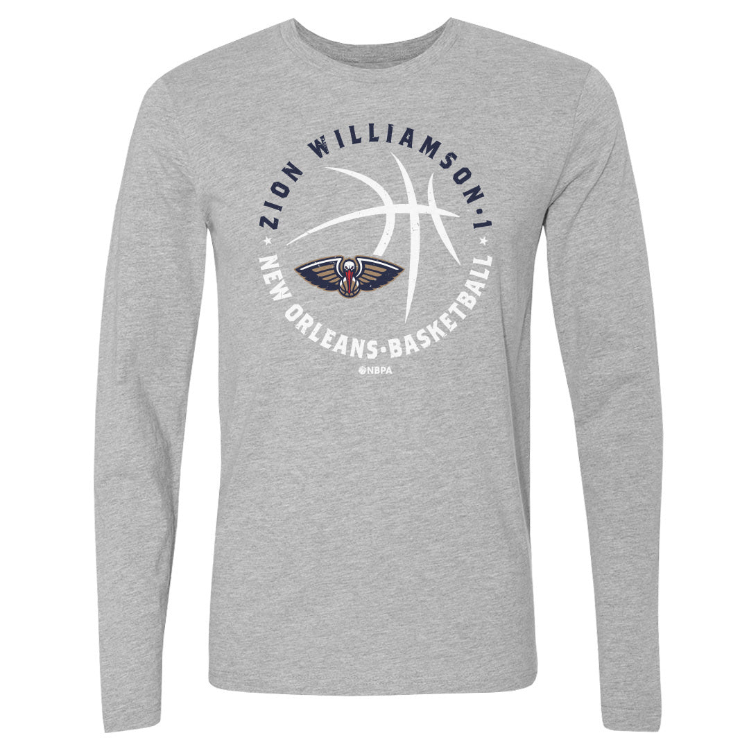 Zion Williamson Men&#39;s Long Sleeve T-Shirt | 500 LEVEL