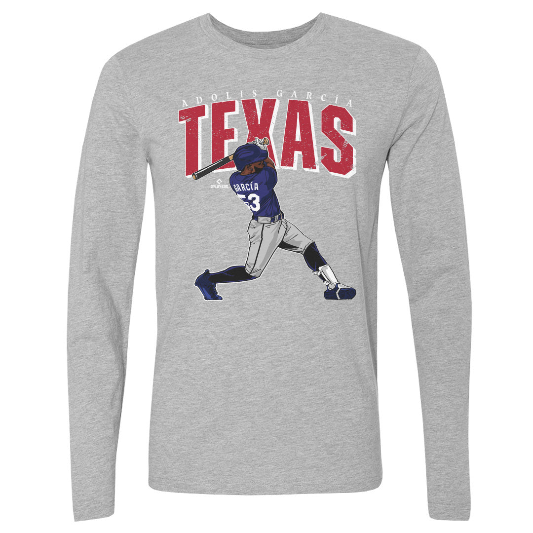 Adolis Garcia Men&#39;s Long Sleeve T-Shirt | 500 LEVEL