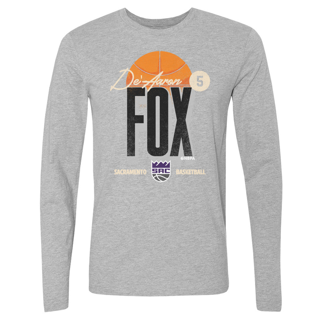 De&#39;Aaron Fox Men&#39;s Long Sleeve T-Shirt | 500 LEVEL