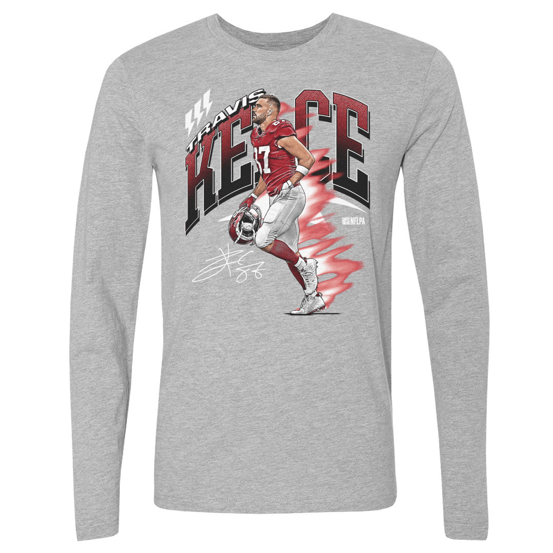 Travis Kelce Men&#39;s Long Sleeve T-Shirt | 500 LEVEL