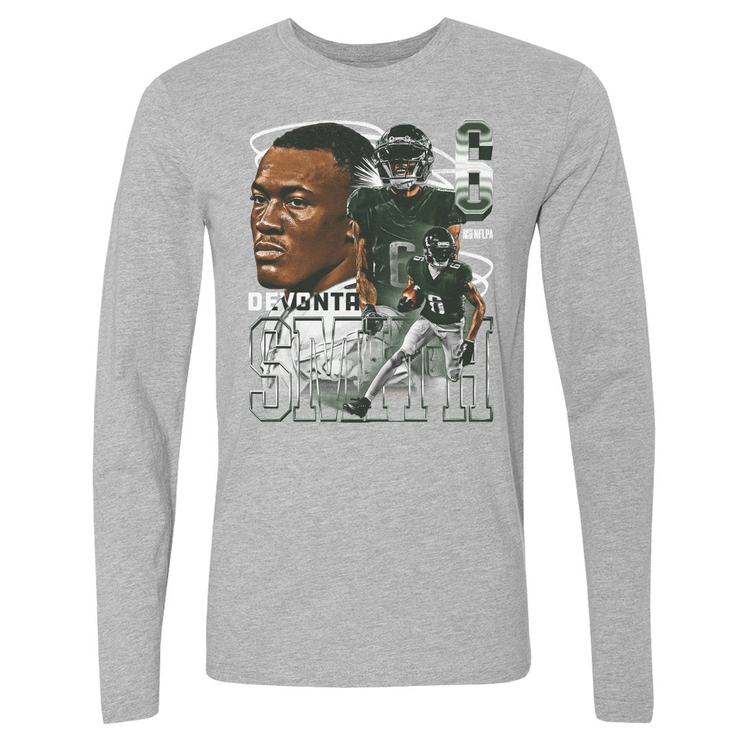 DeVonta Smith Men&#39;s Long Sleeve T-Shirt | 500 LEVEL