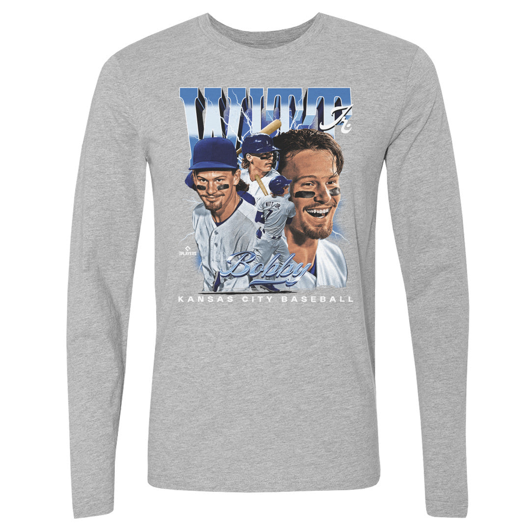 Bobby Witt Jr. Men&#39;s Long Sleeve T-Shirt | 500 LEVEL