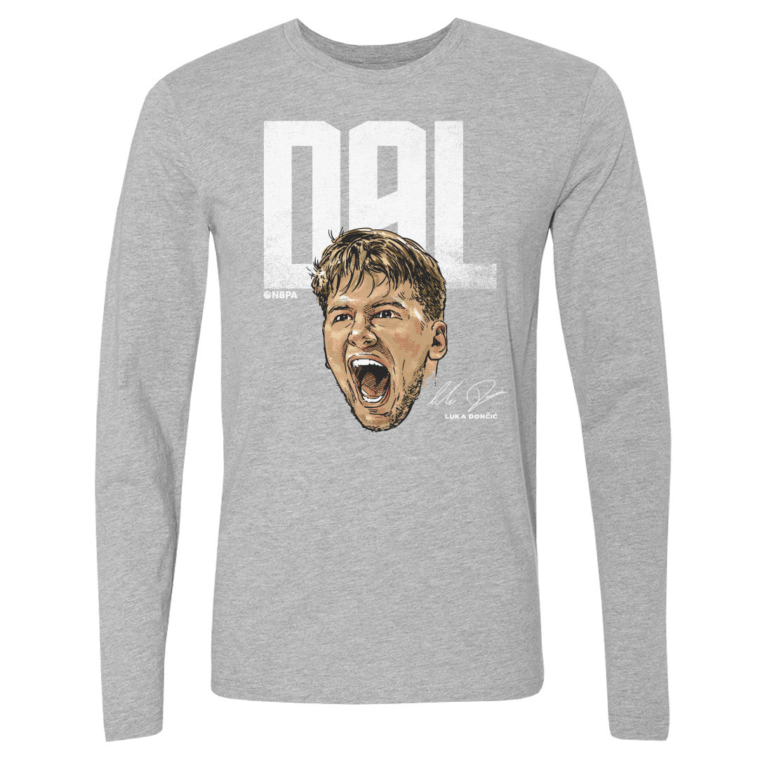 Luka Doncic Men&#39;s Long Sleeve T-Shirt | 500 LEVEL