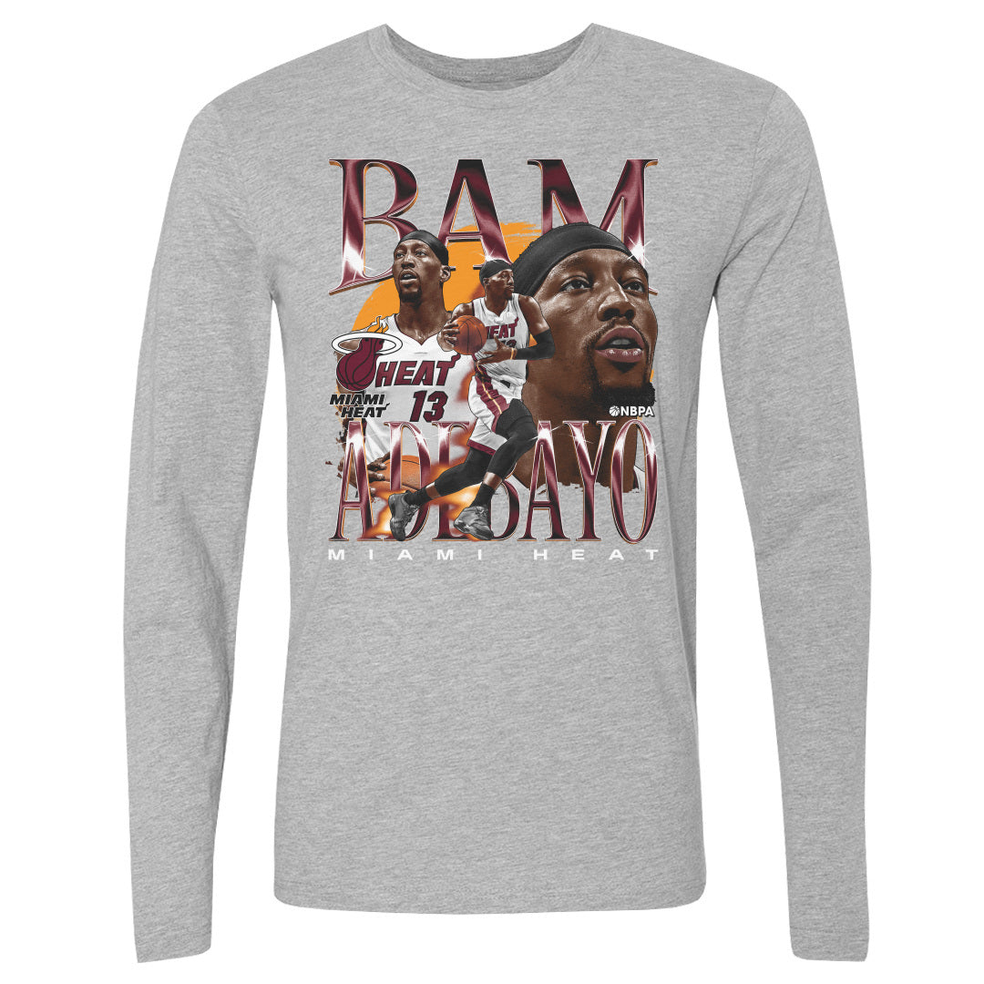 Bam Adebayo Men&#39;s Long Sleeve T-Shirt | 500 LEVEL