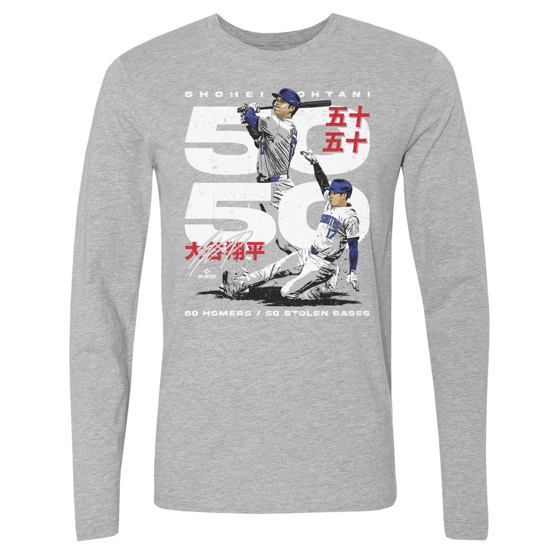 Shohei Ohtani Men&#39;s Long Sleeve T-Shirt | 500 LEVEL