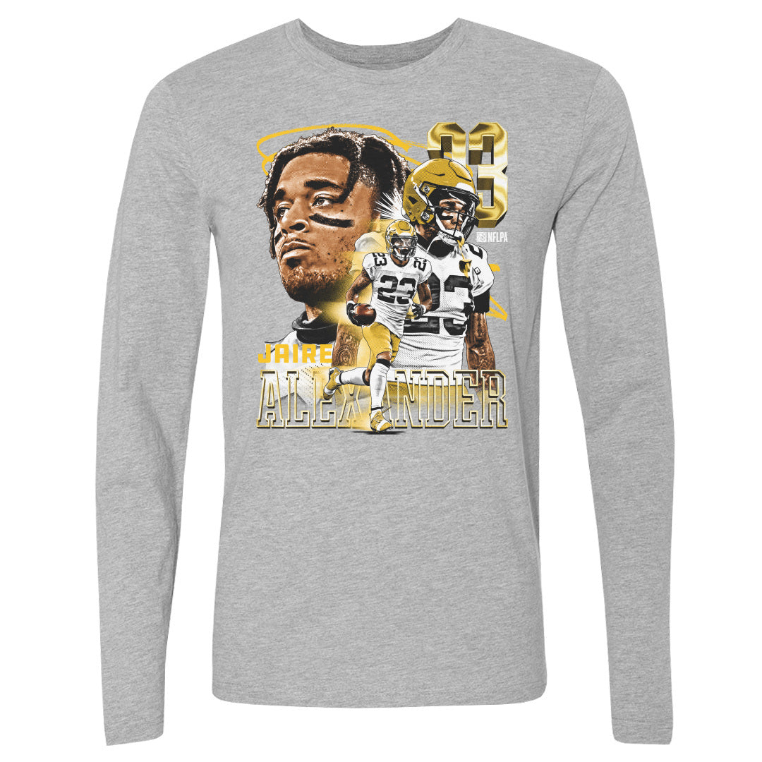 Jaire Alexander Men&#39;s Long Sleeve T-Shirt | 500 LEVEL