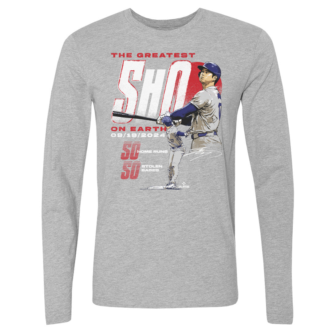 Shohei Ohtani Men&#39;s Long Sleeve T-Shirt | 500 LEVEL