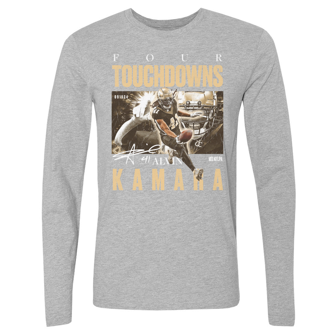 Alvin Kamara Men&#39;s Long Sleeve T-Shirt | 500 LEVEL