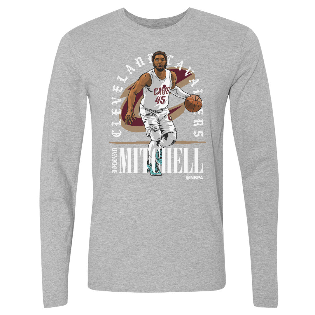 Donovan Mitchell Men&#39;s Long Sleeve T-Shirt | 500 LEVEL