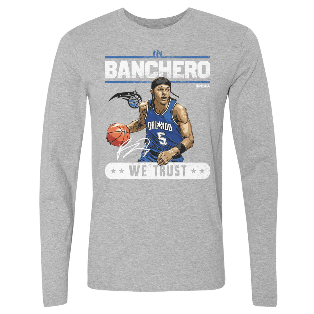 Paolo Banchero Men&#39;s Long Sleeve T-Shirt | 500 LEVEL