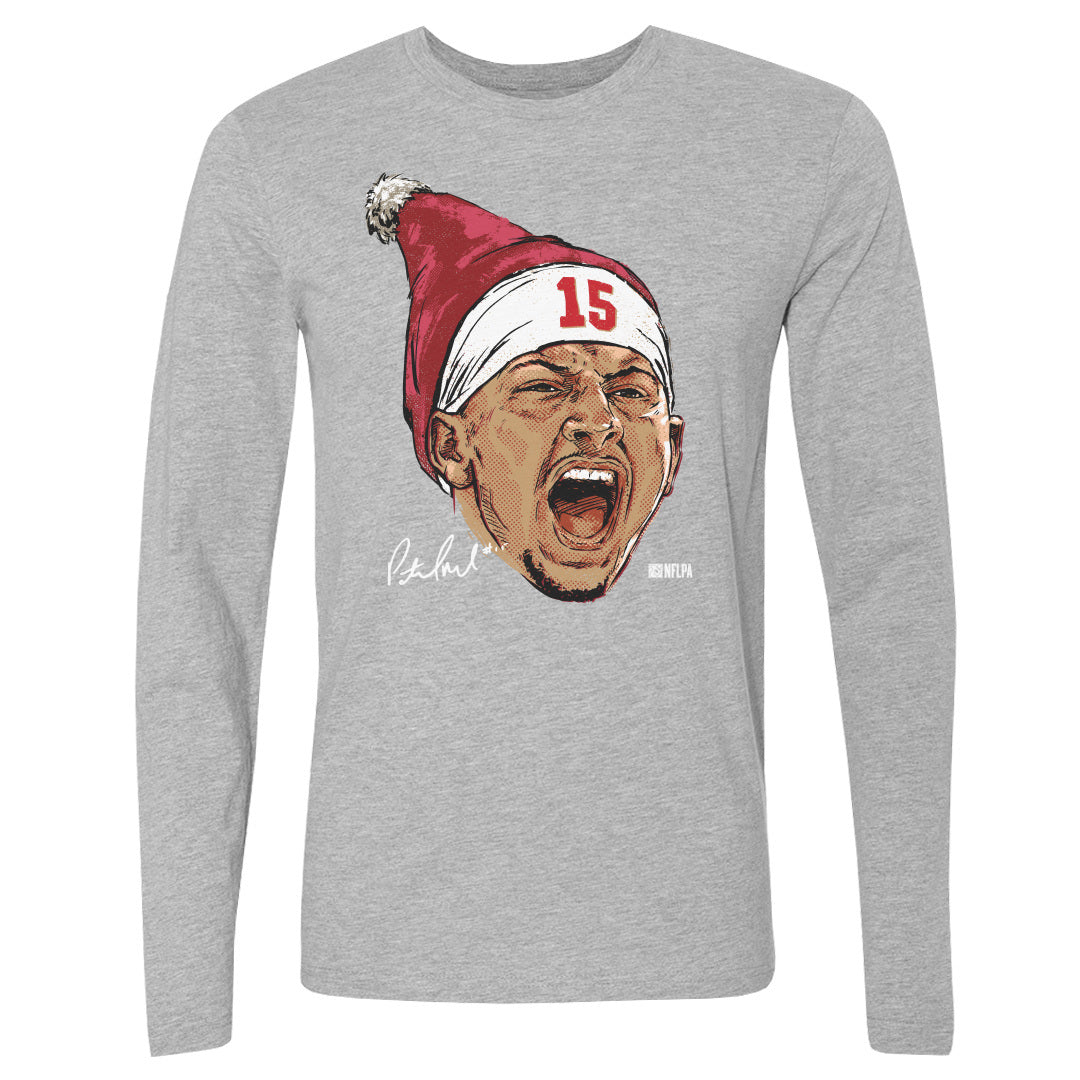 Patrick Mahomes Men&#39;s Long Sleeve T-Shirt | 500 LEVEL