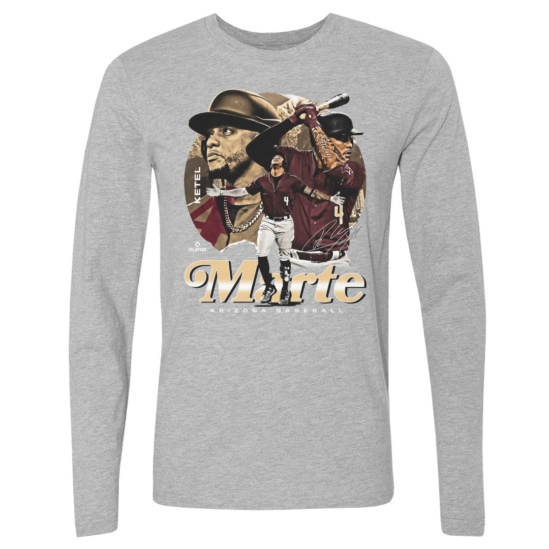 Ketel Marte Men&#39;s Long Sleeve T-Shirt | 500 LEVEL