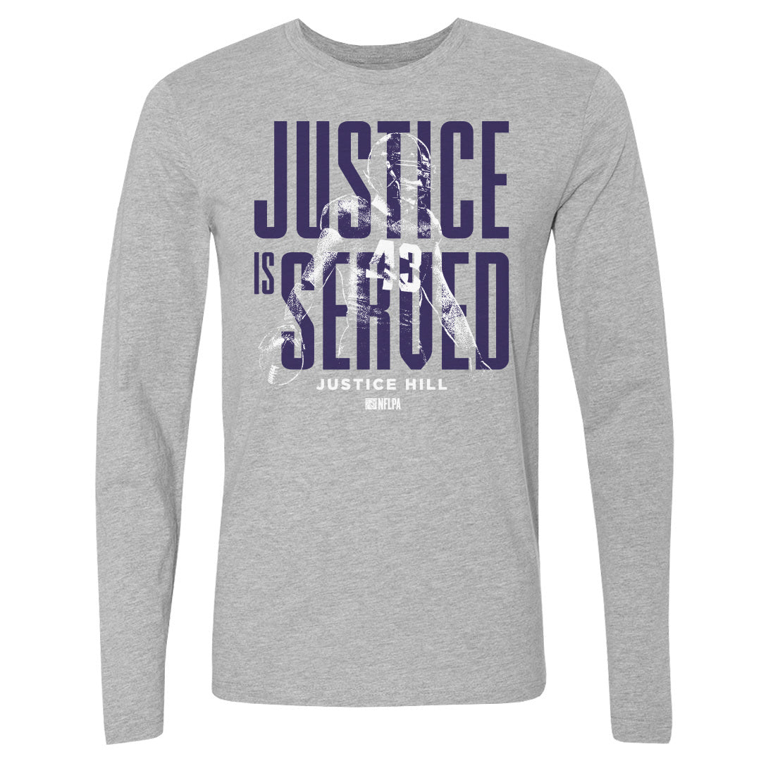 Justice Hill Men&#39;s Long Sleeve T-Shirt | 500 LEVEL