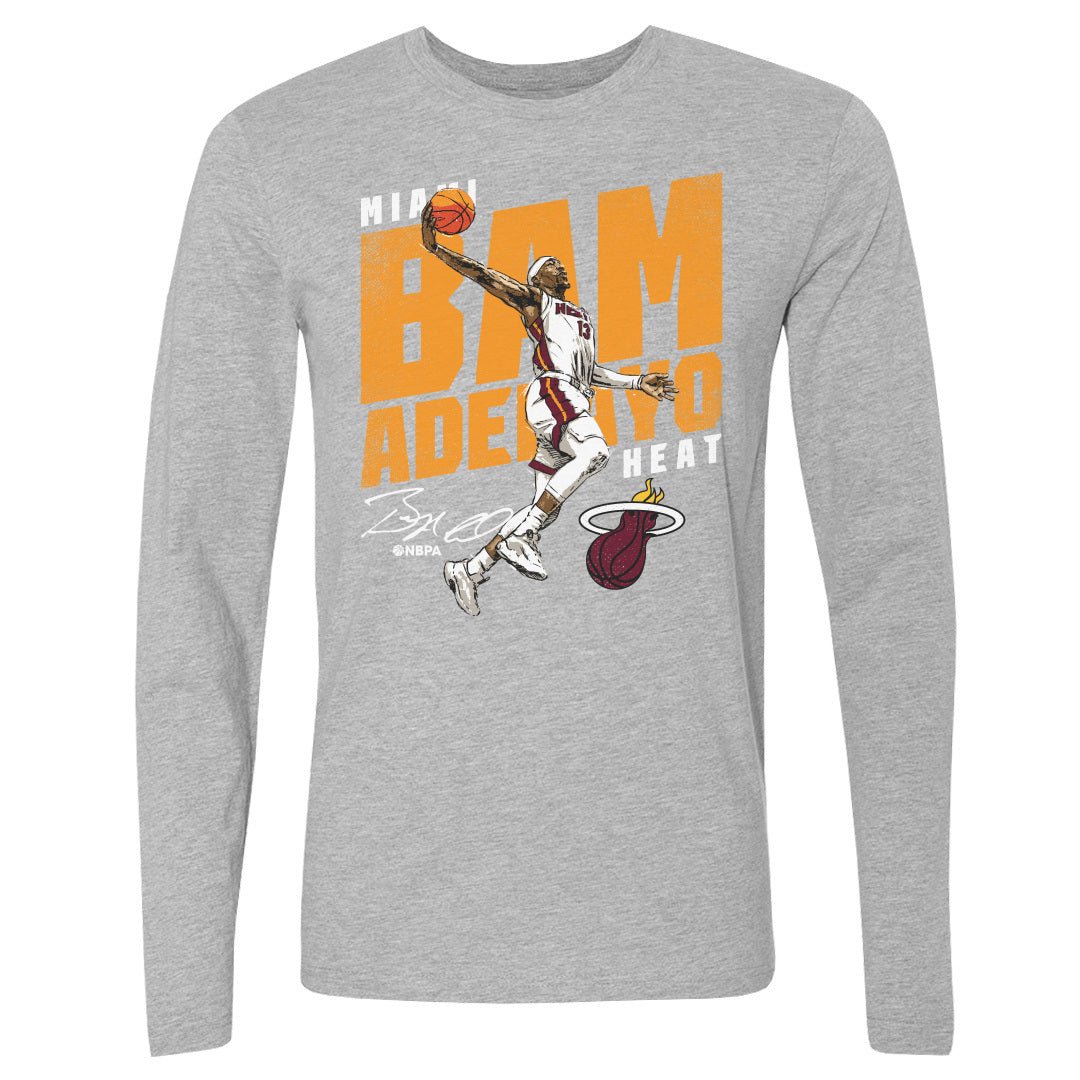 Bam Adebayo Men&#39;s Long Sleeve T-Shirt | 500 LEVEL