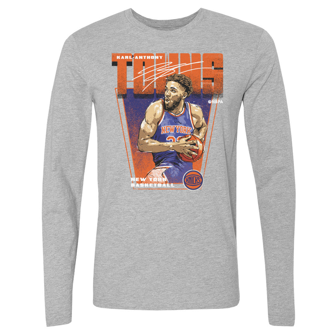 Karl-Anthony Towns Men&#39;s Long Sleeve T-Shirt | 500 LEVEL