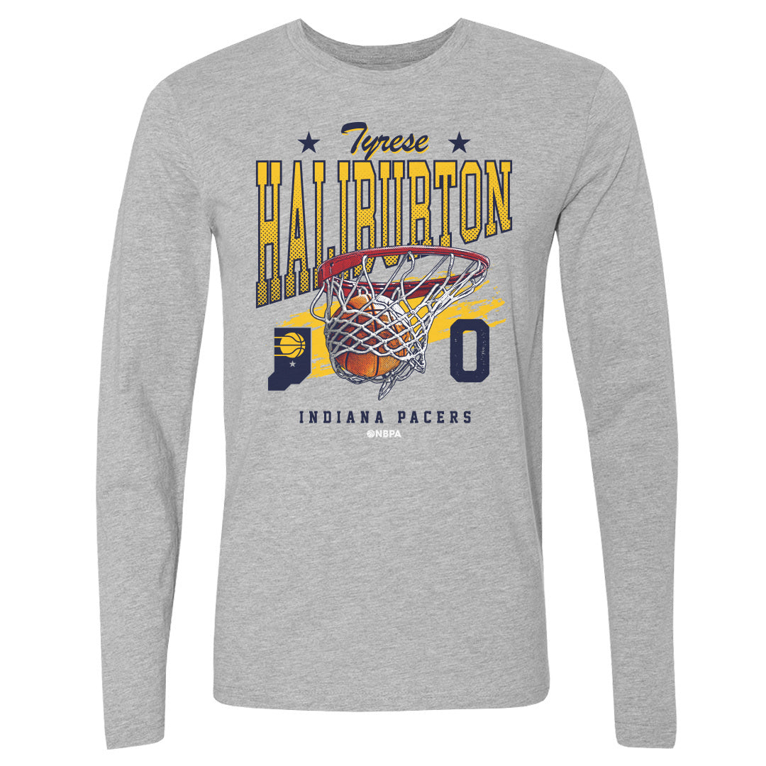 Tyrese Haliburton Men&#39;s Long Sleeve T-Shirt | 500 LEVEL