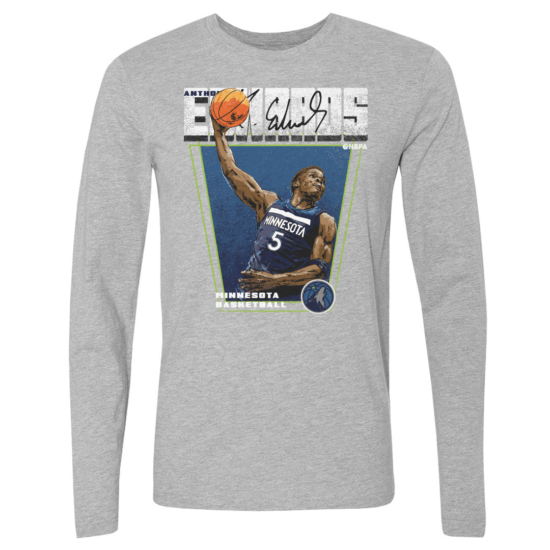 Anthony Edwards Men&#39;s Long Sleeve T-Shirt | 500 LEVEL