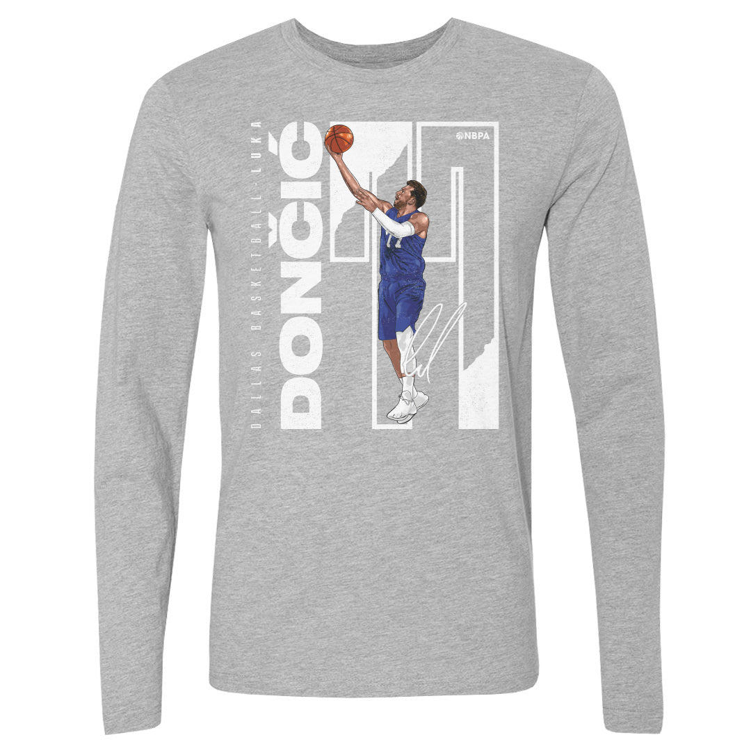 Luka Doncic Men&#39;s Long Sleeve T-Shirt | 500 LEVEL