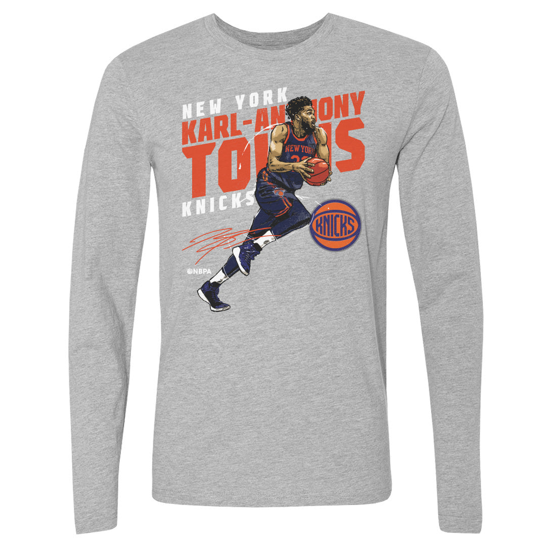 Karl-Anthony Towns Men&#39;s Long Sleeve T-Shirt | 500 LEVEL