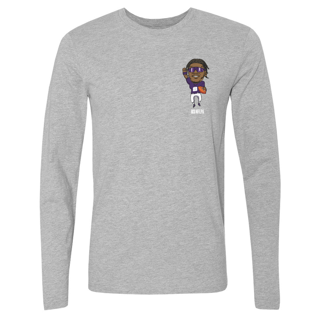 Lamar Jackson Men&#39;s Long Sleeve T-Shirt | 500 LEVEL