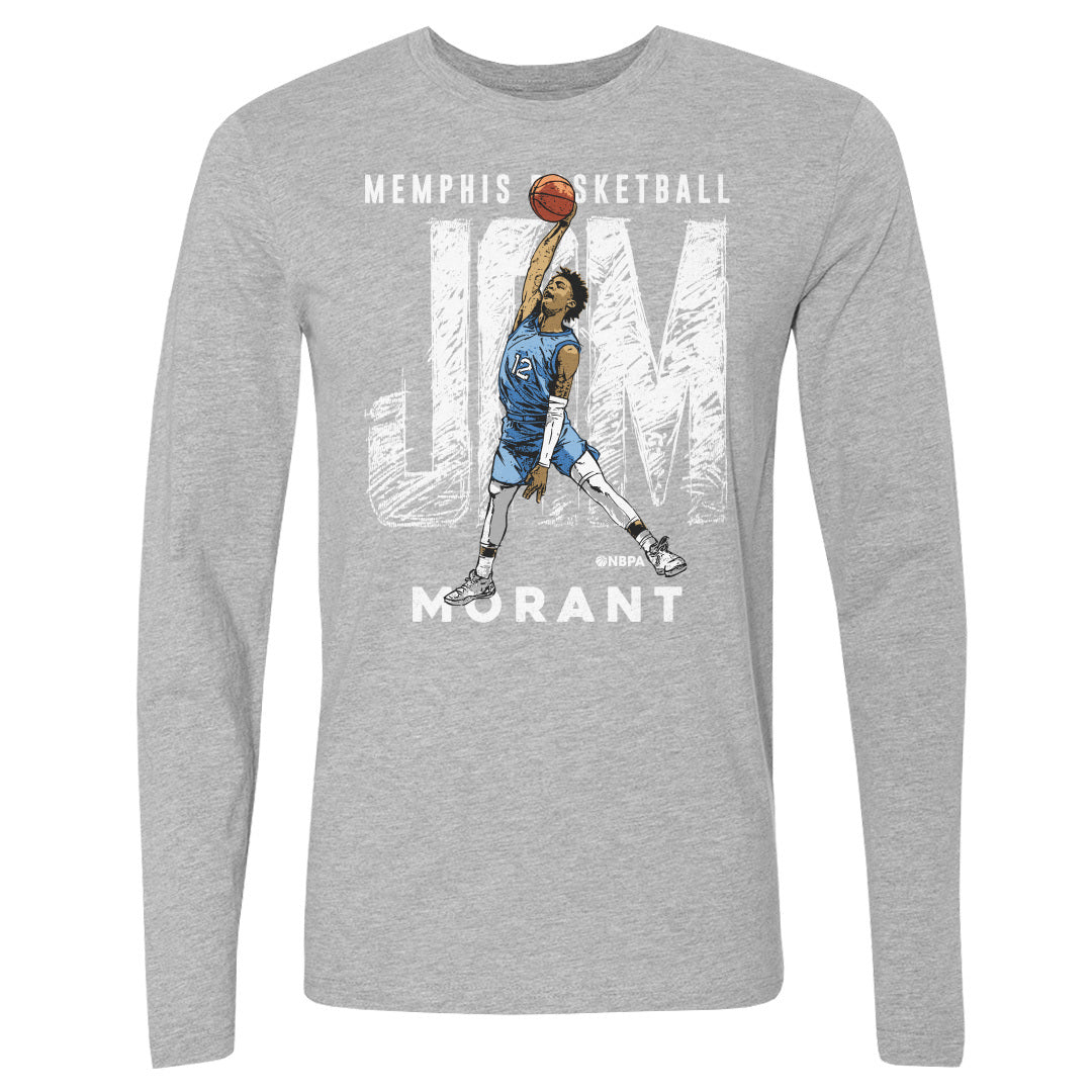 Ja Morant Men&#39;s Long Sleeve T-Shirt | 500 LEVEL