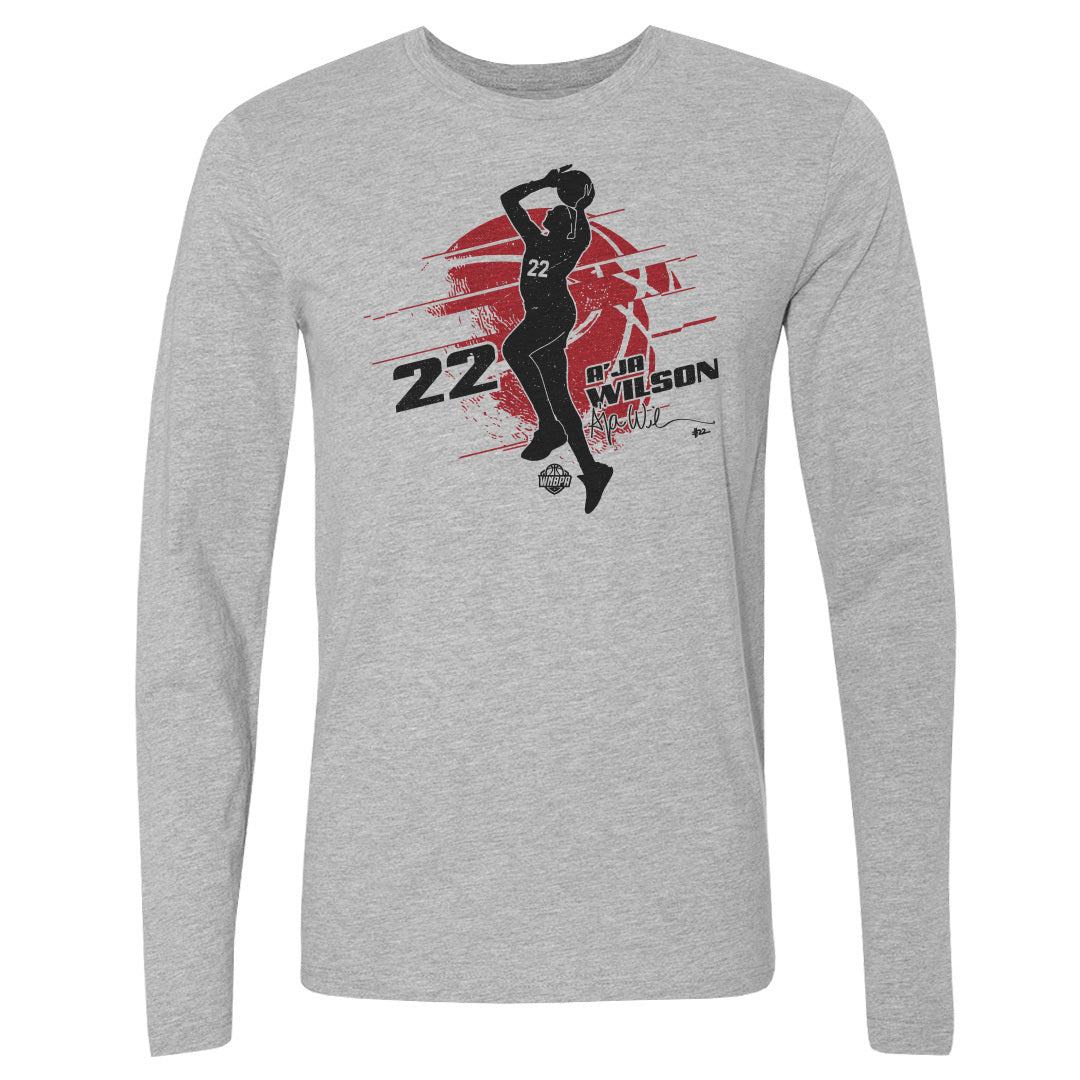 A&#39;ja Wilson Men&#39;s Long Sleeve T-Shirt | 500 LEVEL