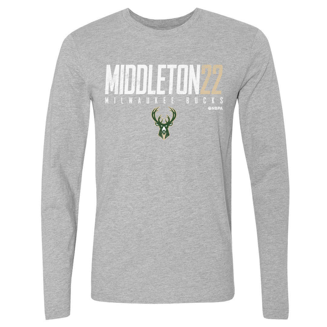 Khris Middleton Men&#39;s Long Sleeve T-Shirt | 500 LEVEL