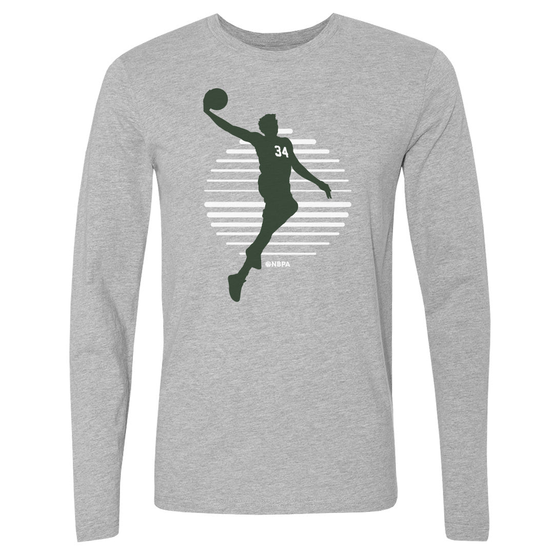 Giannis Antetokounmpo Men&#39;s Long Sleeve T-Shirt | 500 LEVEL