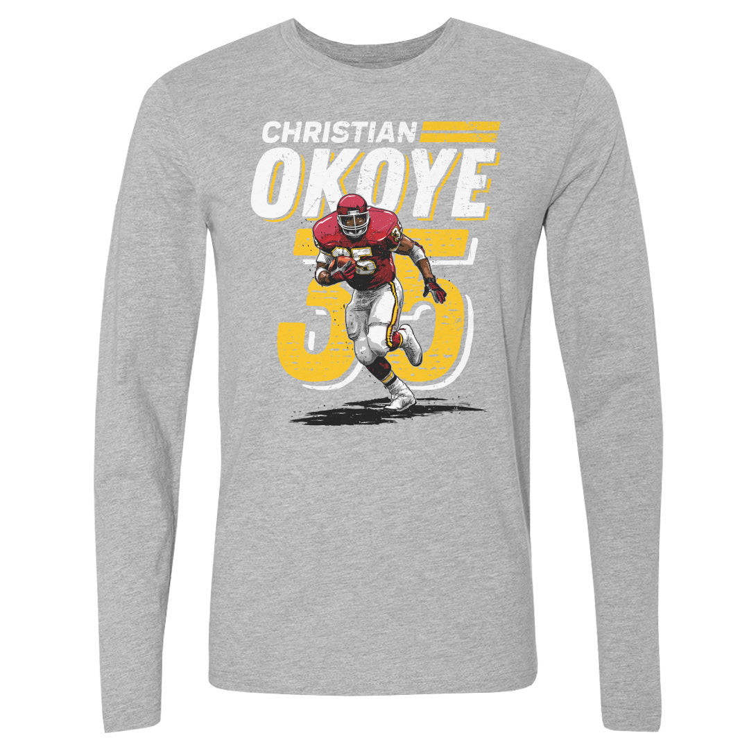 Christian Okoye Men&#39;s Long Sleeve T-Shirt | 500 LEVEL