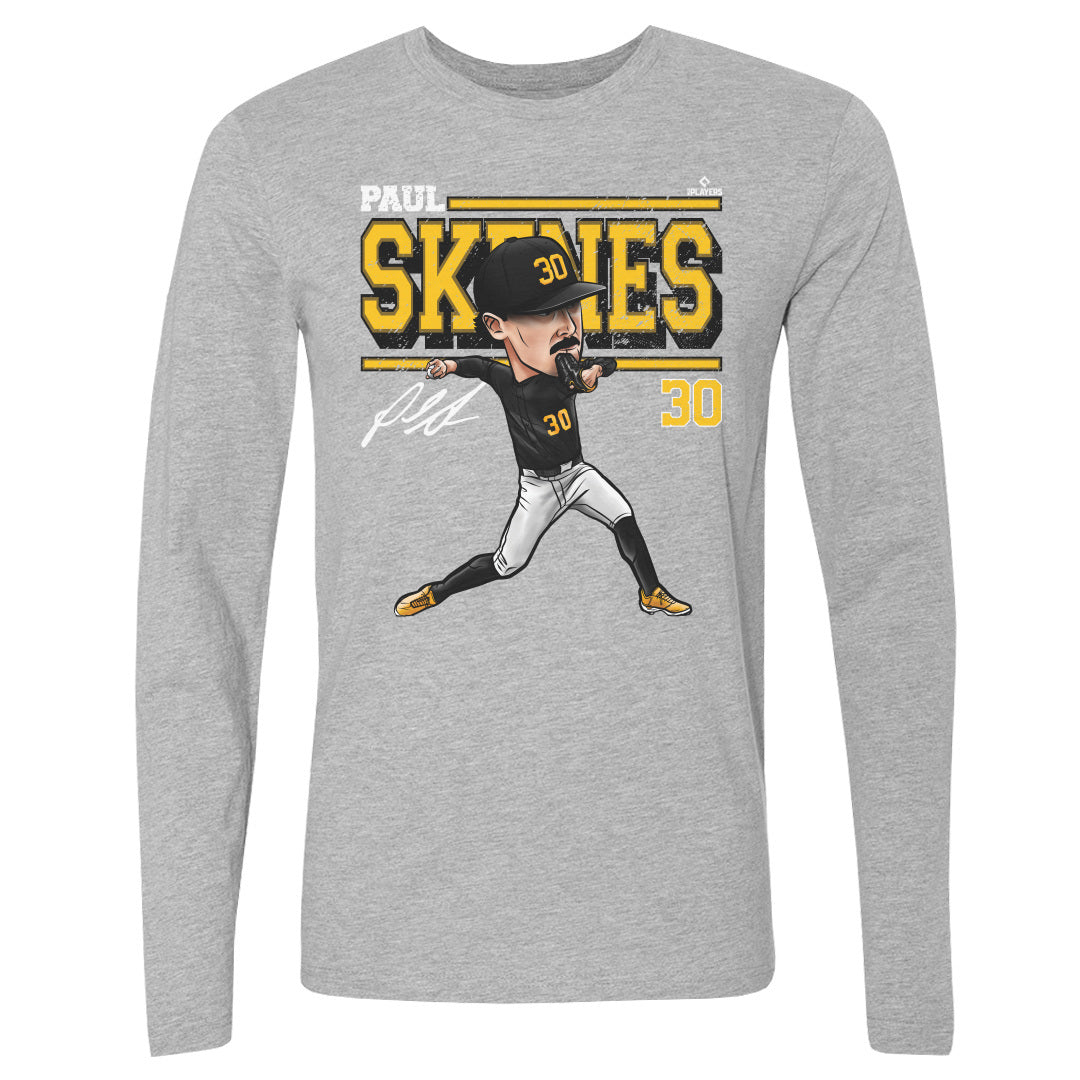 Paul Skenes Men&#39;s Long Sleeve T-Shirt | 500 LEVEL