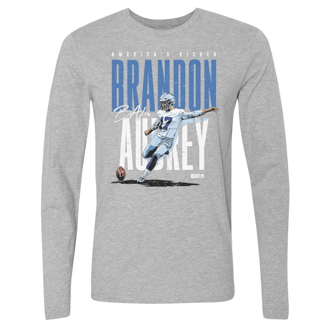 Brandon Aubrey Men&#39;s Long Sleeve T-Shirt | 500 LEVEL