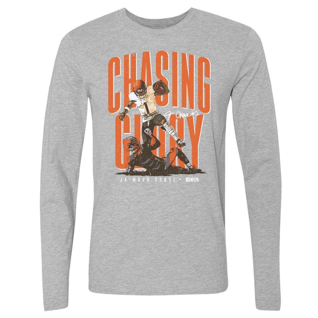 Ja&#39;Marr Chase Men&#39;s Long Sleeve T-Shirt | 500 LEVEL