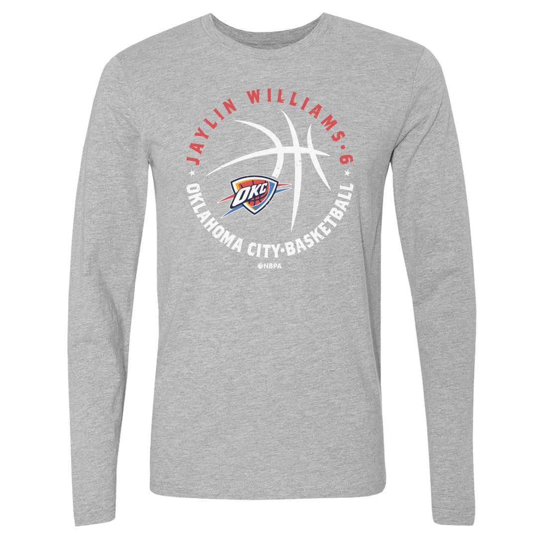 Jaylin Williams Men&#39;s Long Sleeve T-Shirt | 500 LEVEL