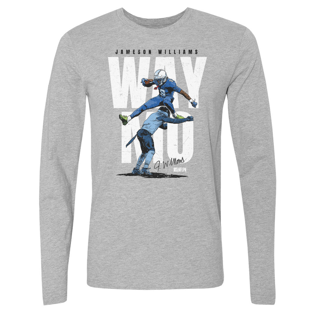 Jameson Williams Men&#39;s Long Sleeve T-Shirt | 500 LEVEL