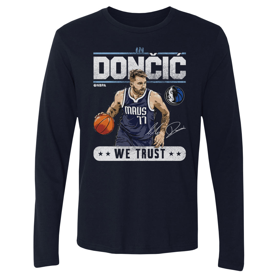 Luka Doncic Men&#39;s Long Sleeve T-Shirt | 500 LEVEL