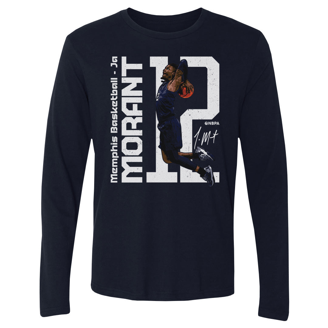 Ja Morant Men&#39;s Long Sleeve T-Shirt | 500 LEVEL