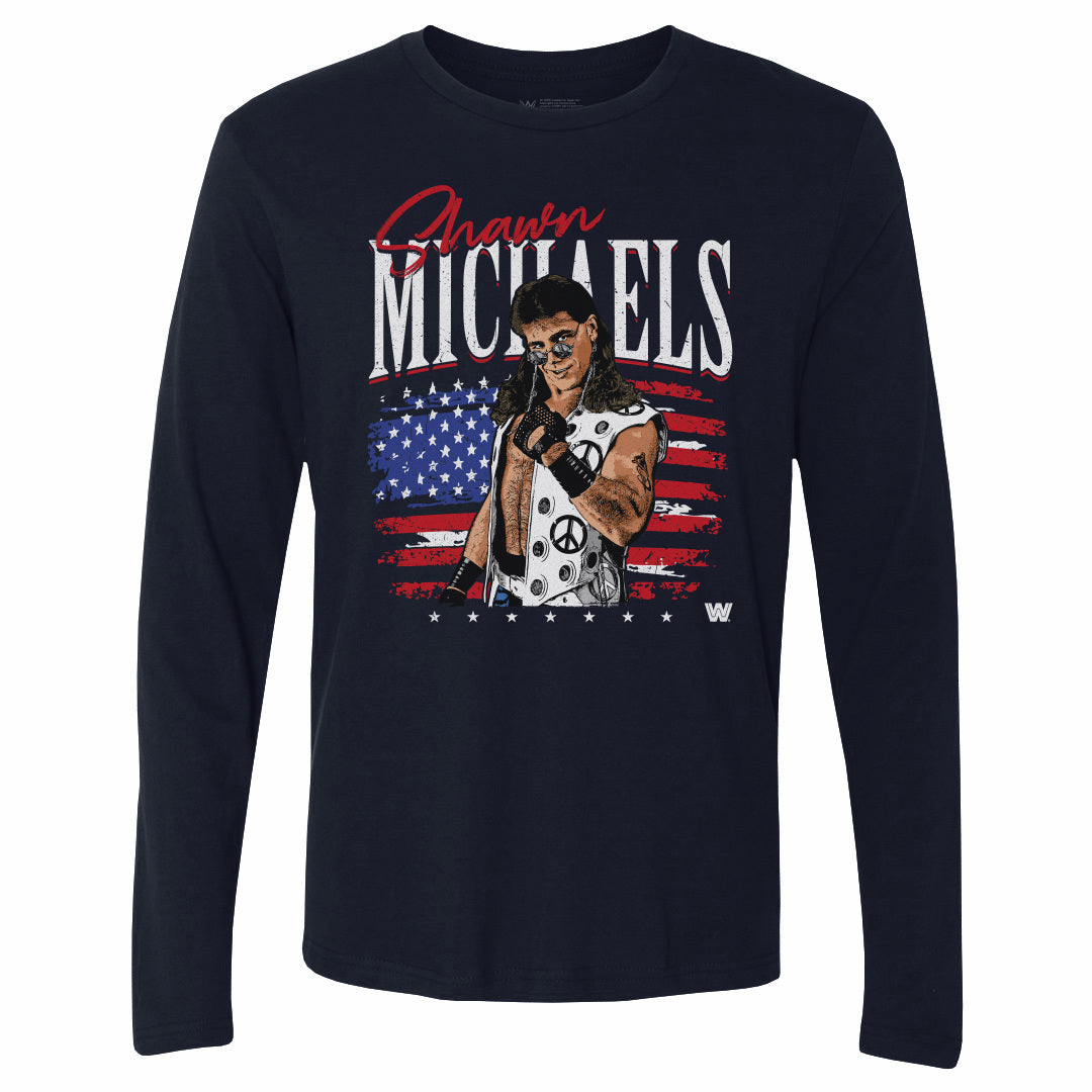 Shawn Michaels Men&#39;s Long Sleeve T-Shirt | 500 LEVEL