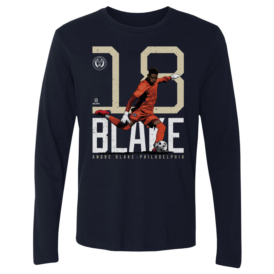 Andre Blake Men&#39;s Long Sleeve T-Shirt | 500 LEVEL