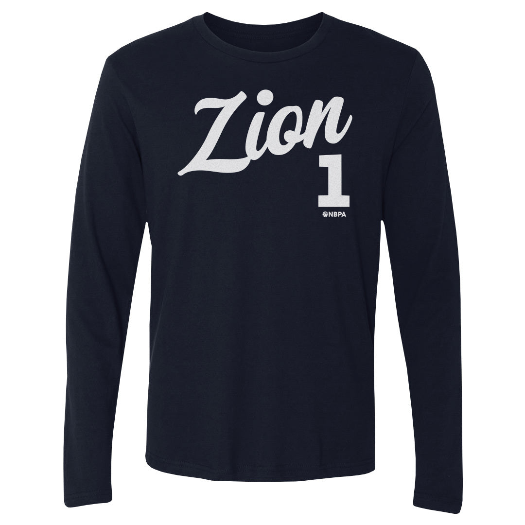 Zion Williamson Men&#39;s Long Sleeve T-Shirt | 500 LEVEL