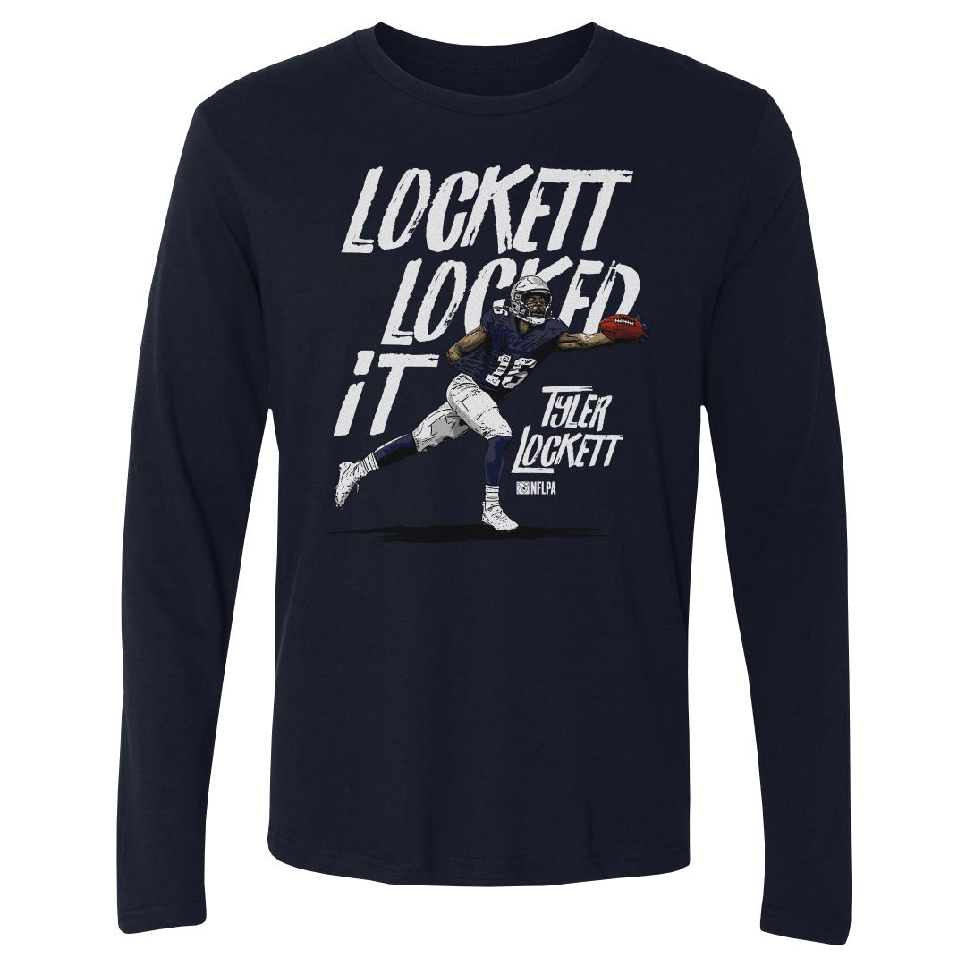 Tyler Lockett Men&#39;s Long Sleeve T-Shirt | 500 LEVEL